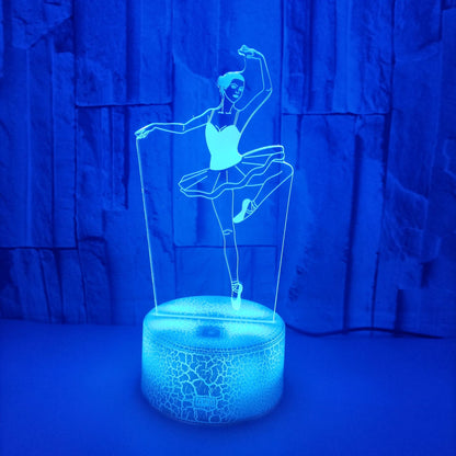 Ballet 3D Colorful Touch LED Visual Light