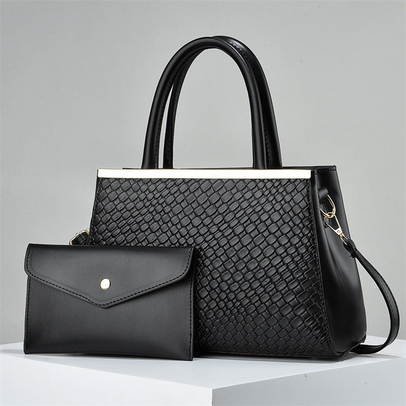2 In 1 Bold Luxe Structured Handbag - Women&