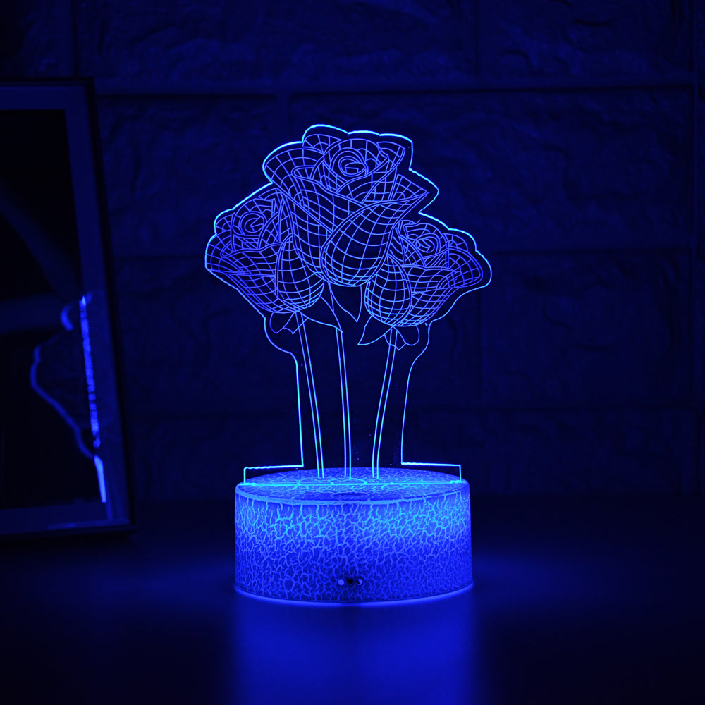 Colorful Touch Remote Control LED Visual Light