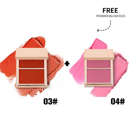 PHOFAY Double-Take Cream &amp; Powder Blush Duo