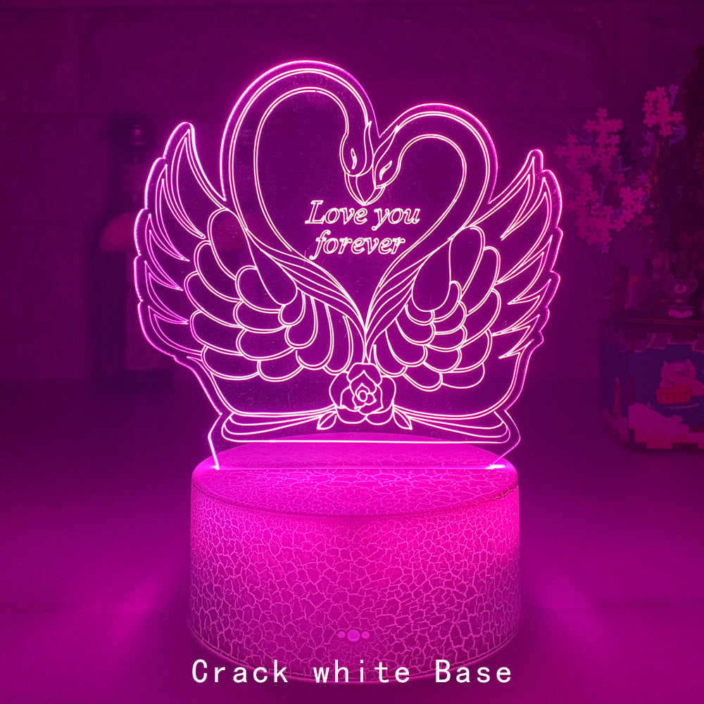 Colorful Touch Remote Control LED Visual Light