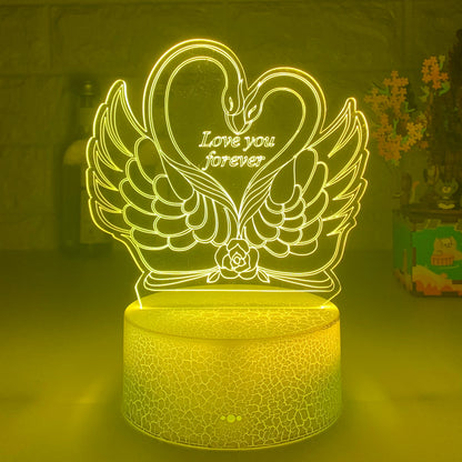 Colorful Touch Remote Control LED Visual Light