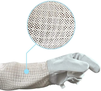Protection Products Three-layer Breathable Mesh Sheepskin Anti-bee Gloves