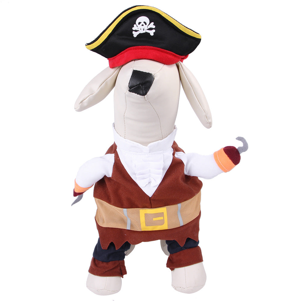 Cartoon Pet Cowboy Horseback Riding Costume Pet Supplies