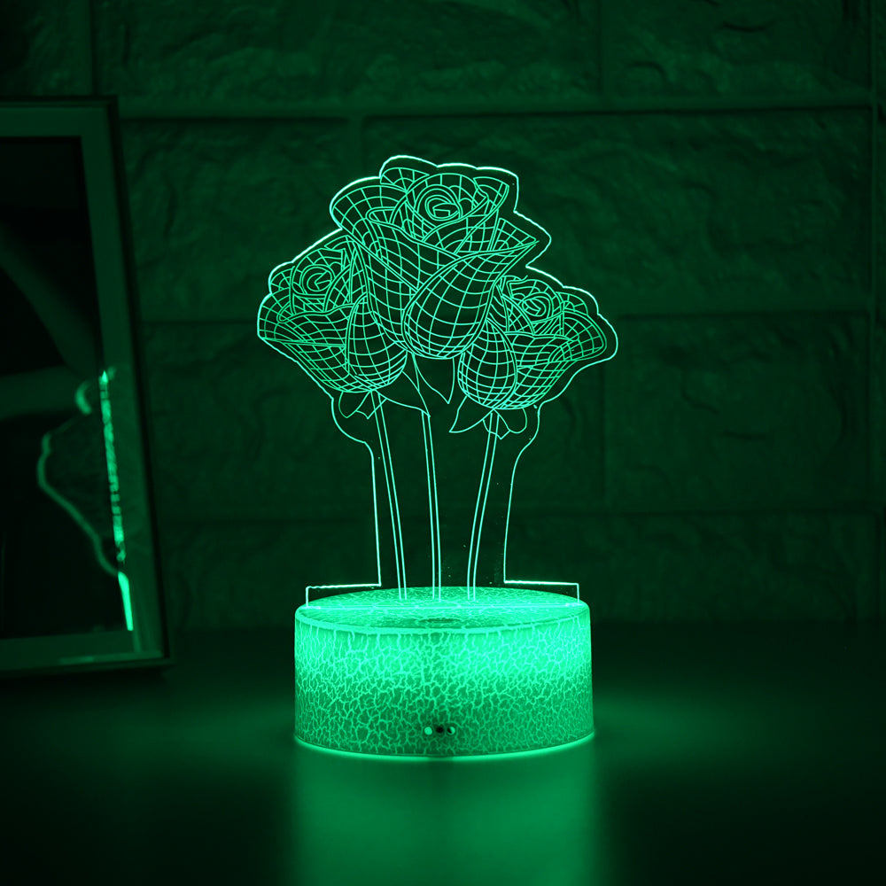 Colorful Touch Remote Control LED Visual Light