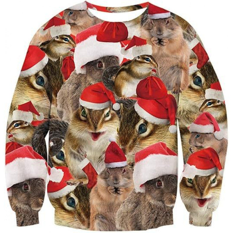 Christmas Tree Style Old Man Dance Dress Up Sweater