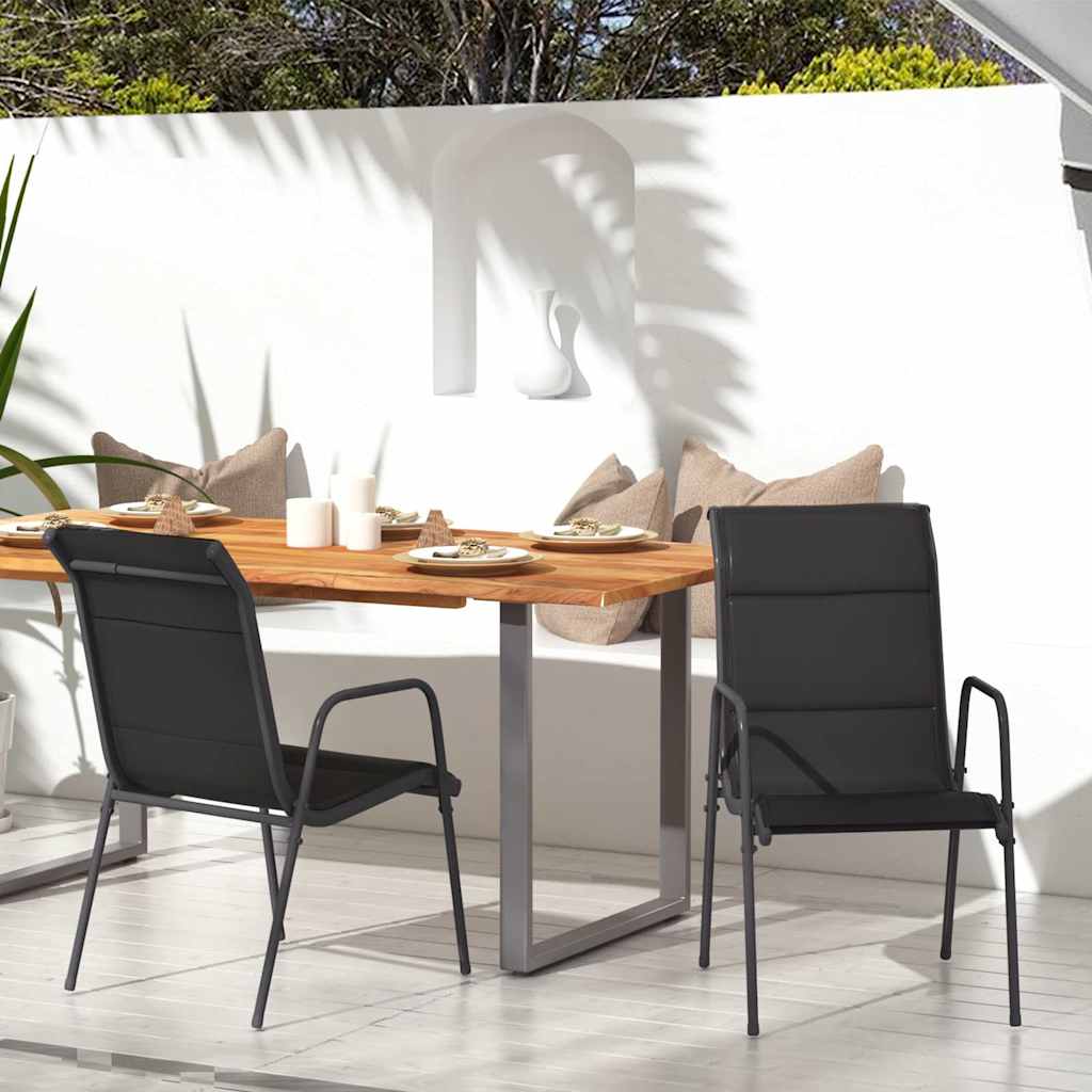 garden chairs (2 pieces) and Textilene   garden chairs