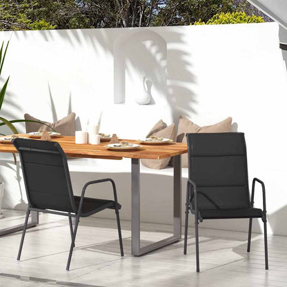 garden chairs (2 pieces) and Textilene   garden chairs